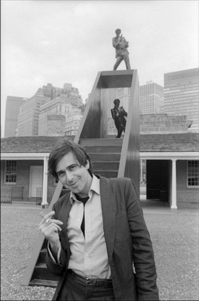 Architect Bernard Tschumi with his 'Stairway for Scarface'